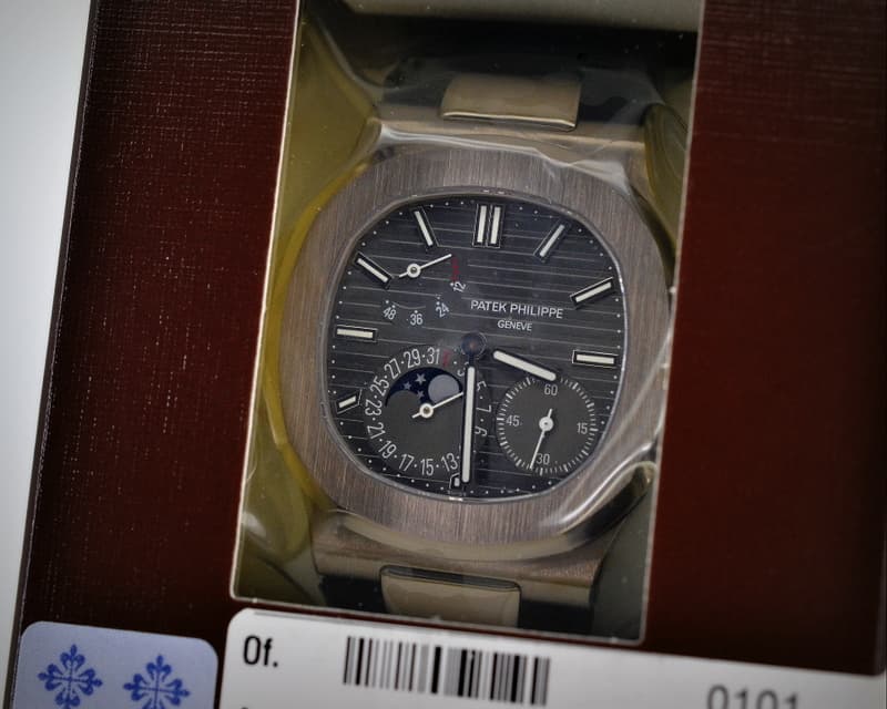 Patek Philippe Nautilus Power Reserve Moonphase 18K White Gold (unopened)