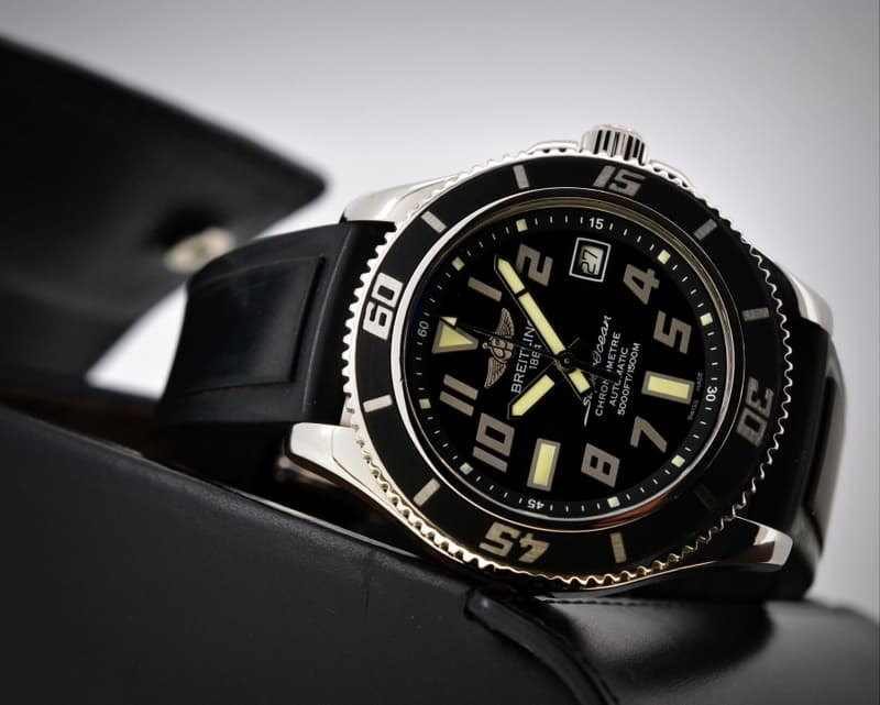 Breitling Super Ocean Pro Black Dial / Rubber 