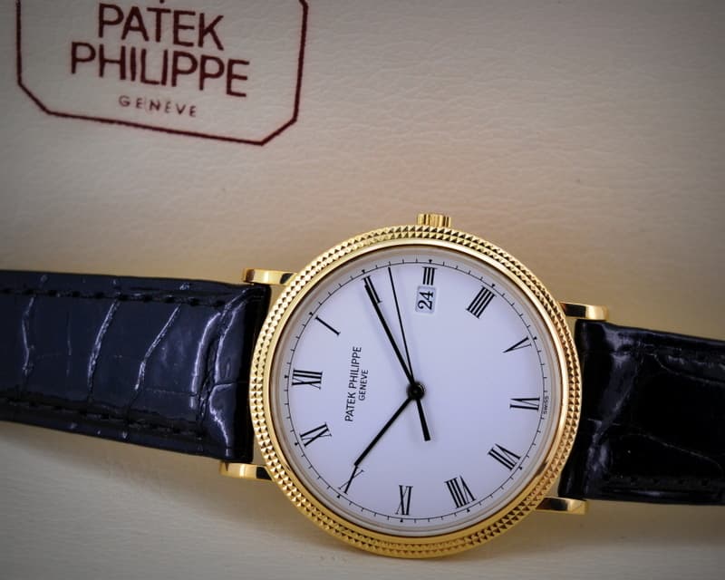 Patek Philippe Calatrava Quartz 18K Yellow Gold