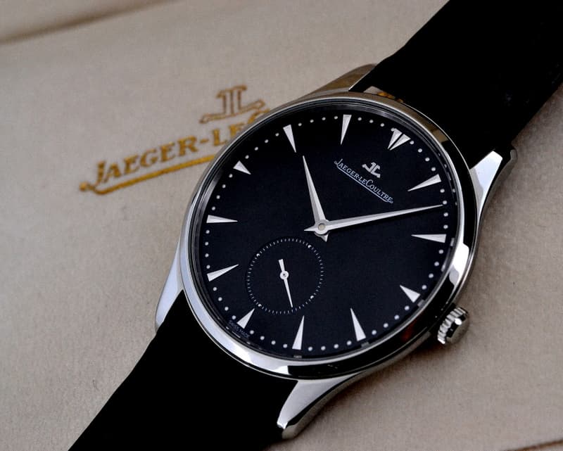 Jaeger LeCoultre Master Grande Ultra Thin Black Dial SS 