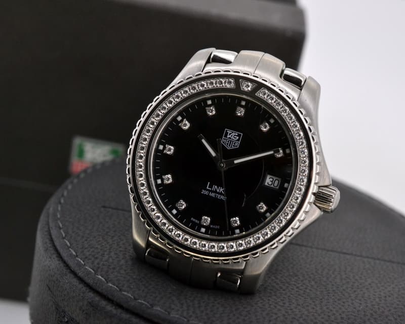 TAG Heuer Link Black Diamond Dial SS / SS