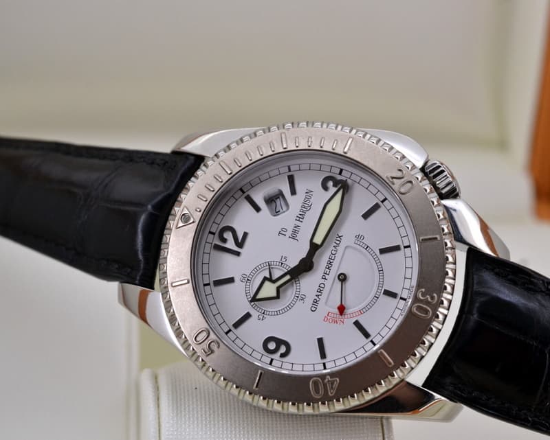 Girard Perregaux Sea Hawk II John Harrison SS / 18K White Gold Bezel