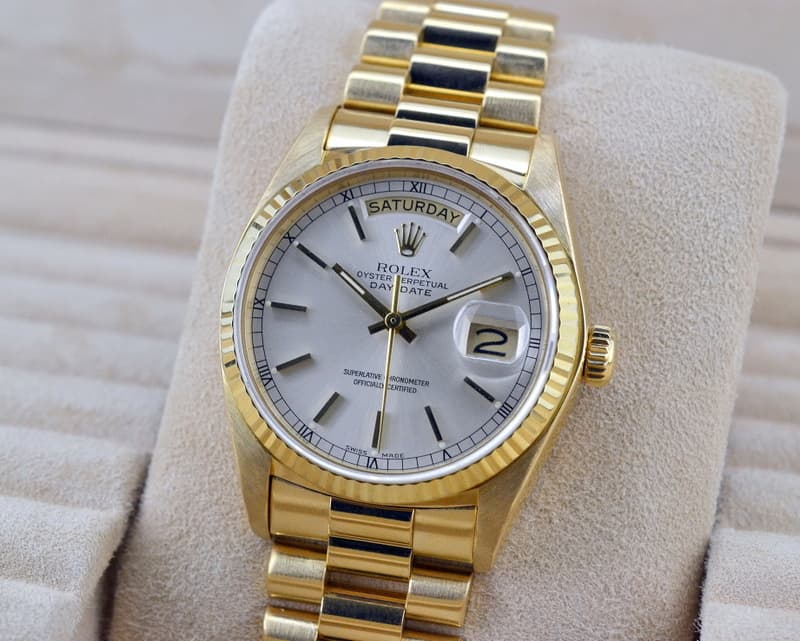 Rolex Day Date 18K Yellow Gold President 