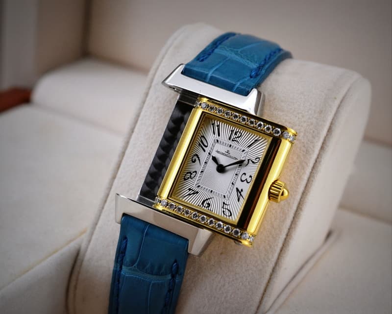 Jaeger LeCoultre Reverso Florale Diamond Lady SS / 18K