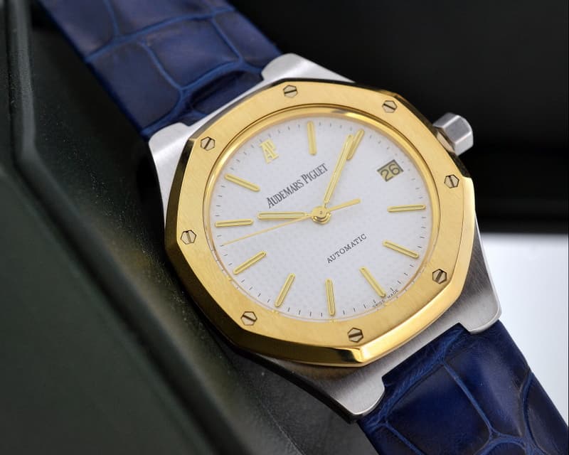 Audemars Piguet Royal Oak Cuir Automatic 18K Yellow Gold / SS 