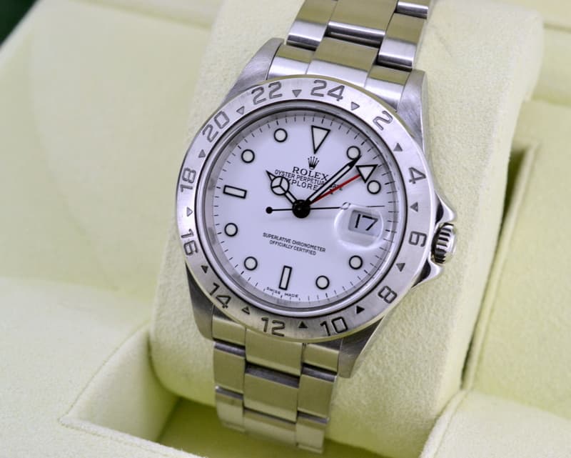Rolex Explorer II White Dial 