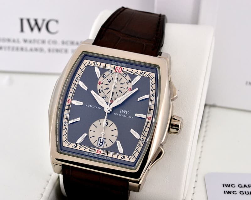 IWC Da Vinci Flyback Chronograph 18K White Gold  
