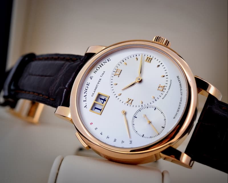 A. Lange and Sohne Lange 1 Daymatic 18K Rose Gold 