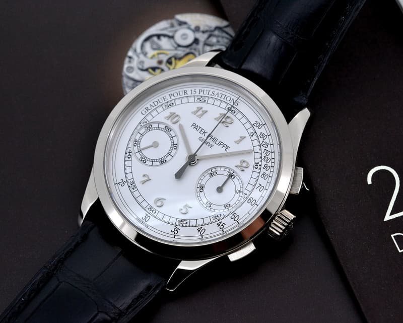Patek Philippe Chronograph 18K White Gold 