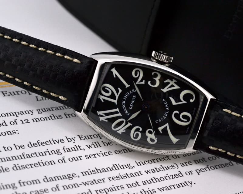 Franck Muller Casablanca Black Dial SS / Strap 