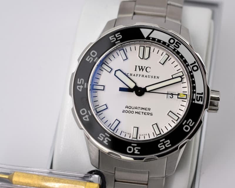 IWC Aquatimer Automatic 2000 White Dial SS / SS 