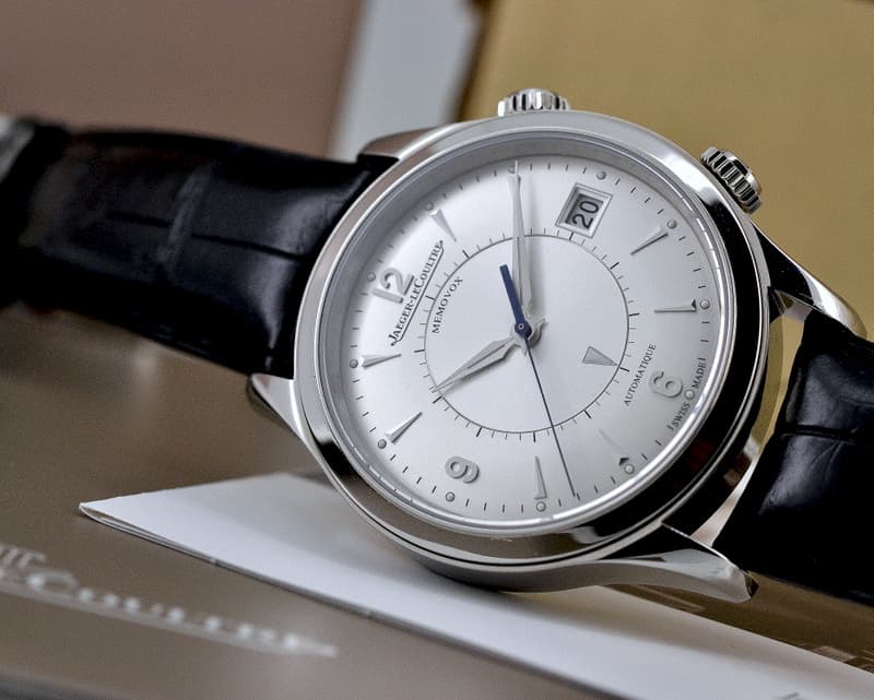 Jaeger LeCoultre Master Memovox SS Silver Dial 
