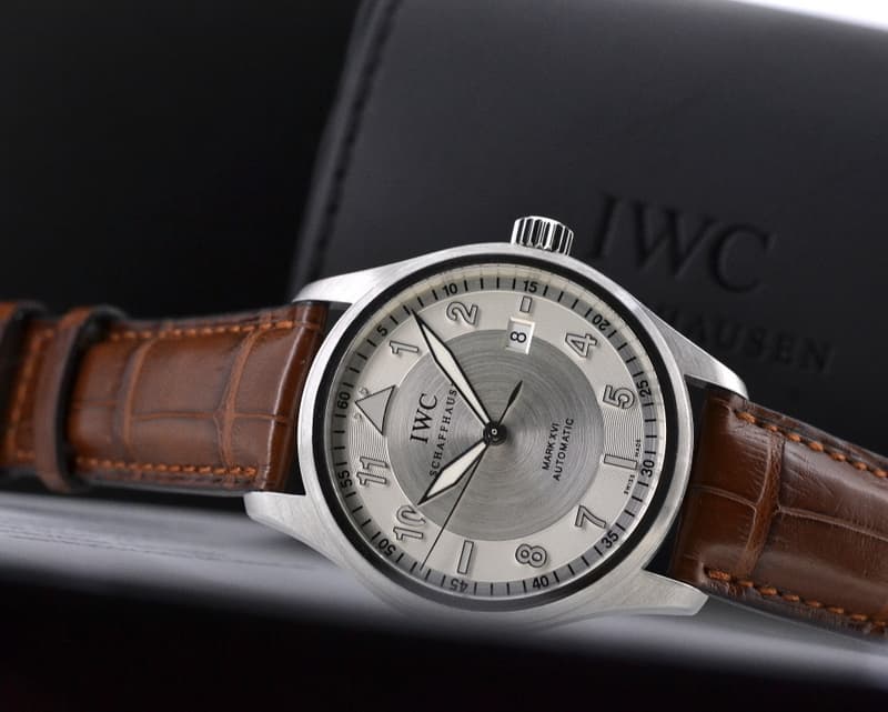 IWC Mark XVI Spitfire SS Silver Dial
