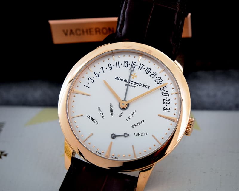 Vacheron Constantin Patrimony Bi Retrograde Day & Date 18K Rose Gold