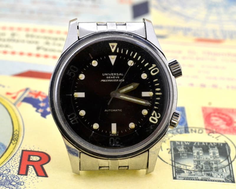 Universal Geneve Vintage Polerouter Sub SS Circa 1960's