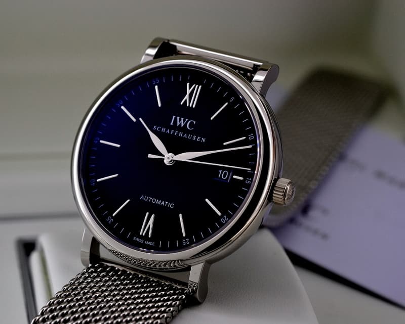 IWC Portofino Automatic 
Black Dial SS / SS 