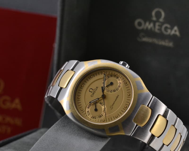 Omega Seamaster Polaris Day-Date Quartz 18K / Titanium
