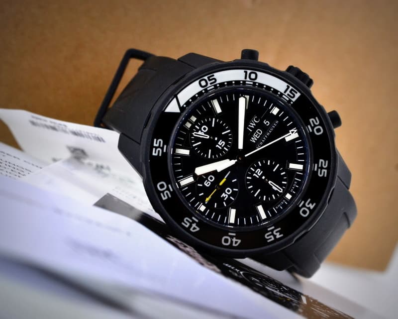 IWC Aquatimer Galapagos Chronograph SS / Rubber 