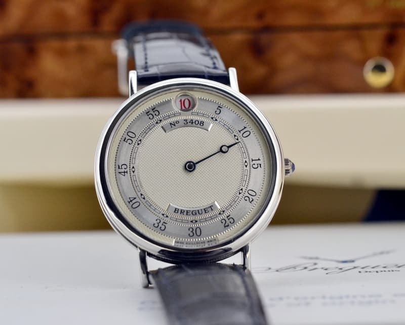 Breguet Jump Hour "Heures Sautantes" Platinum Guilloche Limited
