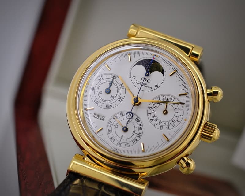 IWC Da Vinci Perpetual Calendar Chronograph 18K Yellow Gold