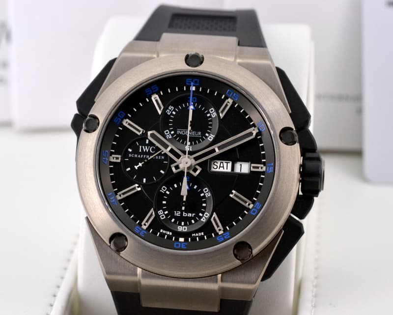 IWC Ingenieur Double Chronograph Titanium / Rubber
