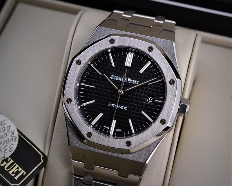Audemars Piguet Royal Oak Black Dial SS / SS 