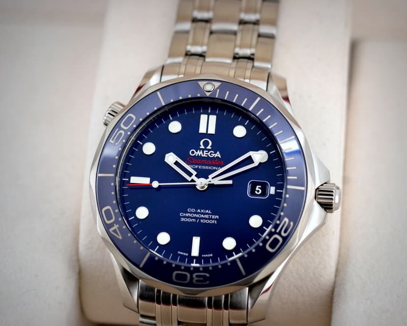Omega Seamaster Professional Blue Dial Co-Axial SS / SS 