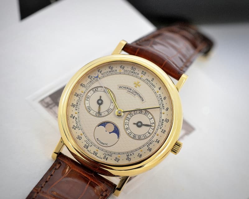 Vacheron Constantin Complete Calendar Moonphase 18K Yellow Gold