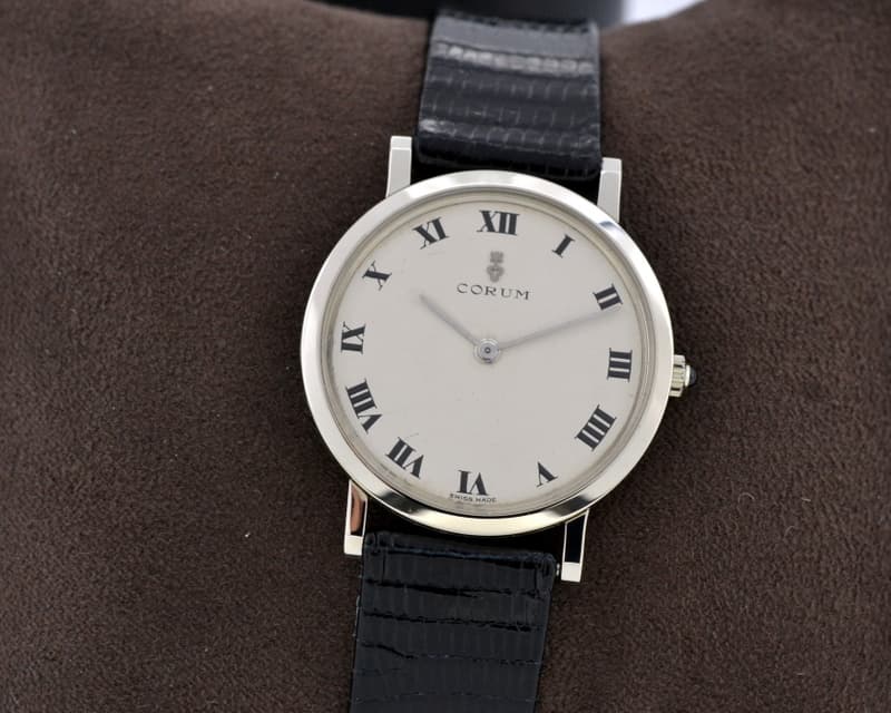 Corum Classic Ultra Thin 18K White Gold Manual Wind