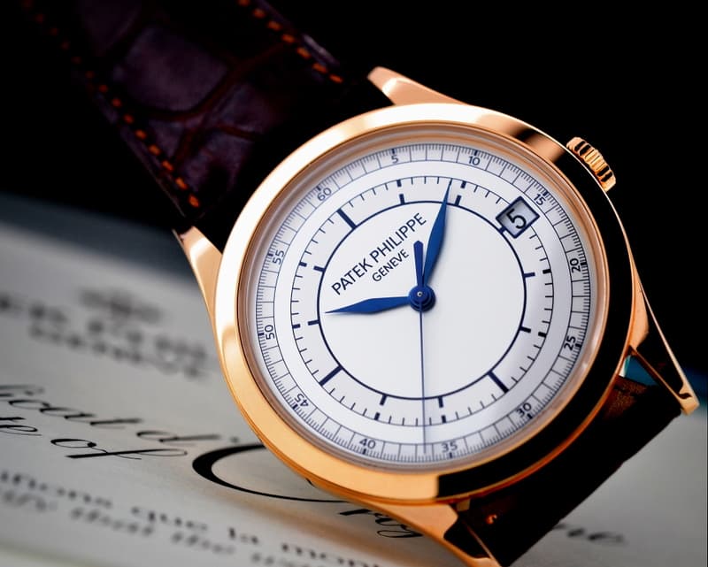 Patek Philippe Calatrava 18K Rose Gold Sector Dial 