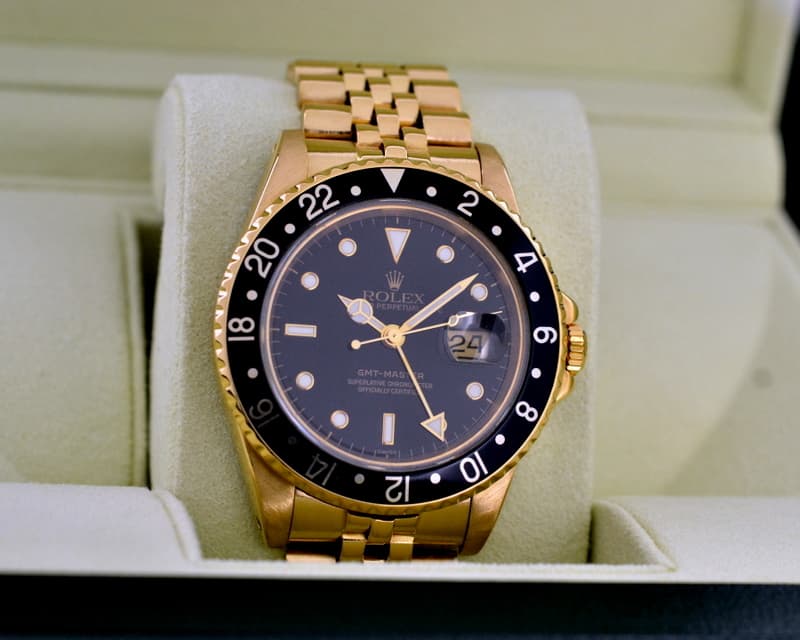 Rolex GMT Master II 18K Yellow Gold / Bracelet