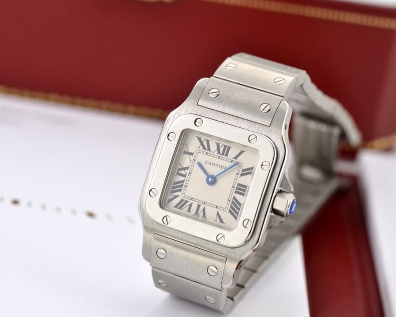 Cartier Santos Galbee Ladies Quartz SS / SS 
