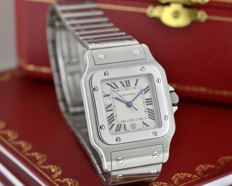 Cartier Santos Galbee Quartz SS / SS 