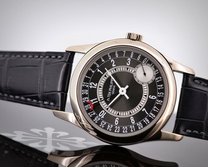 Patek Philippe Calatrava Grey Dial 18K White Gold / Deployant