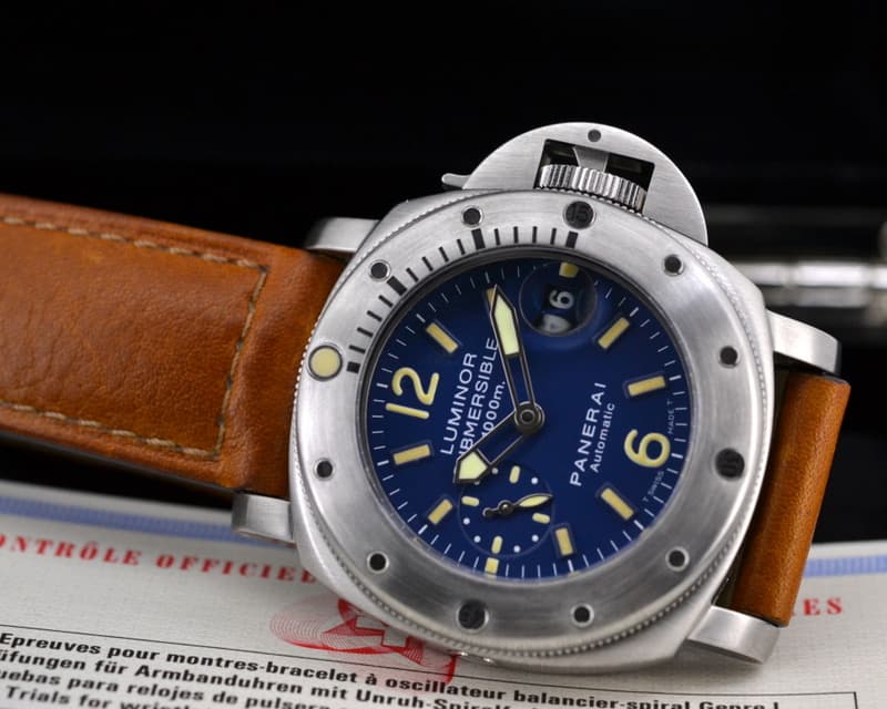 Panerai Luminor Submersible 1000M SS Blue Dial 