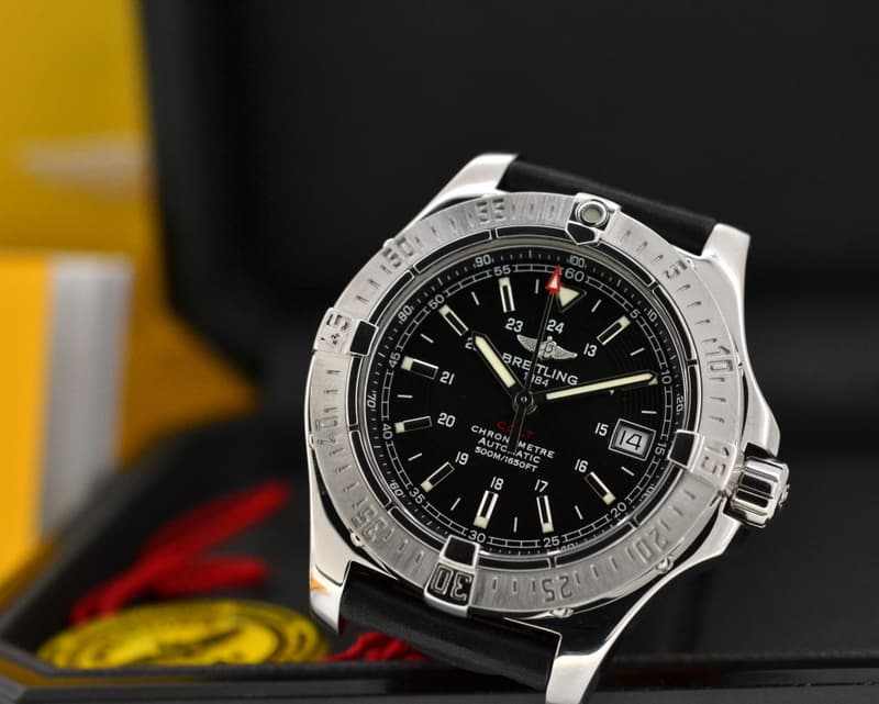 Breitling Colt Automatic II SS Black Dial 