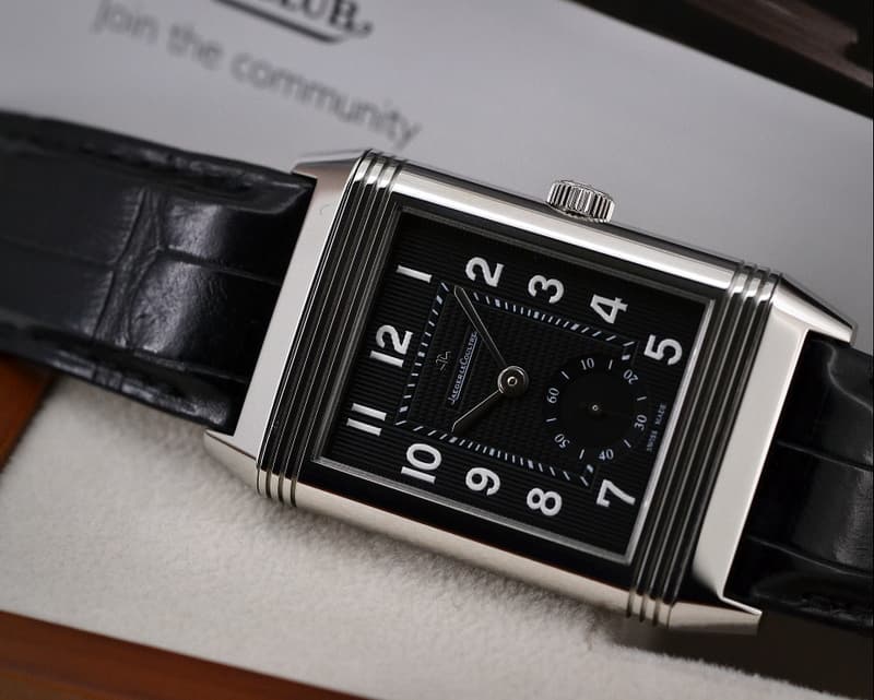 Jaeger LeCoultre Grande Reverso 976 Black Dial SS
