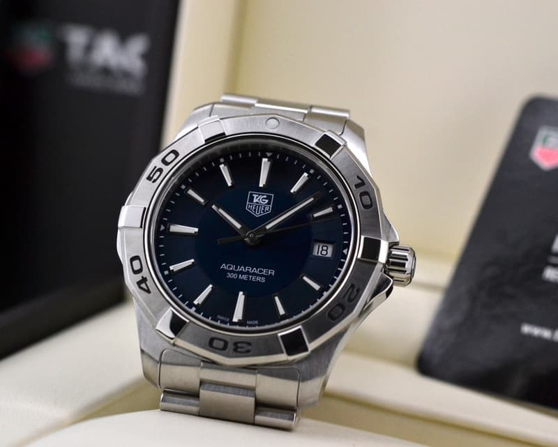 TAG Heuer Aquaracer Blue Dial SS 