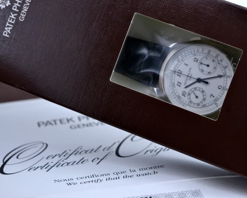 Patek Philippe Chronograph 18K White Gold 