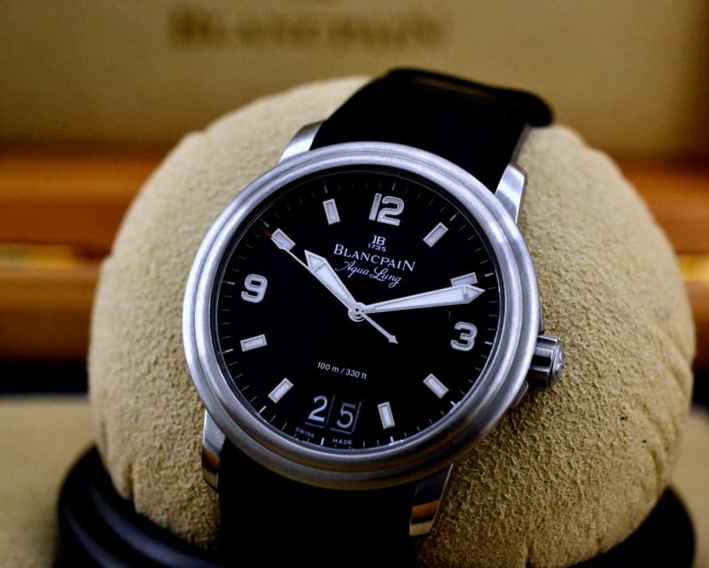 Blancpain Aqualung SS Big Date SS / Rubber