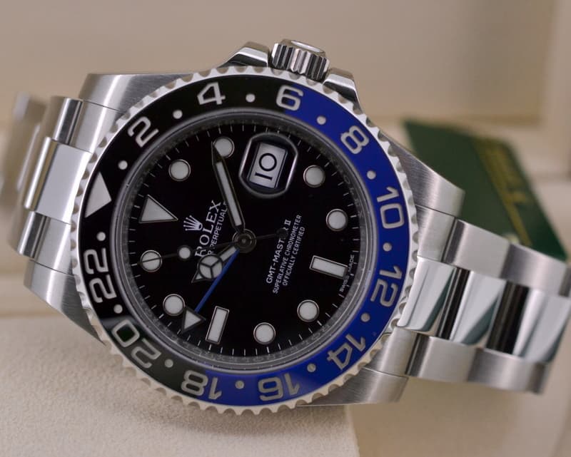 Rolex GMT Master II Ceramic Black & Blue SS 