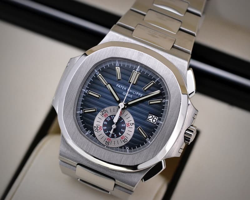 Patek Philippe Nautilus Chronograph SS Blue Dial 