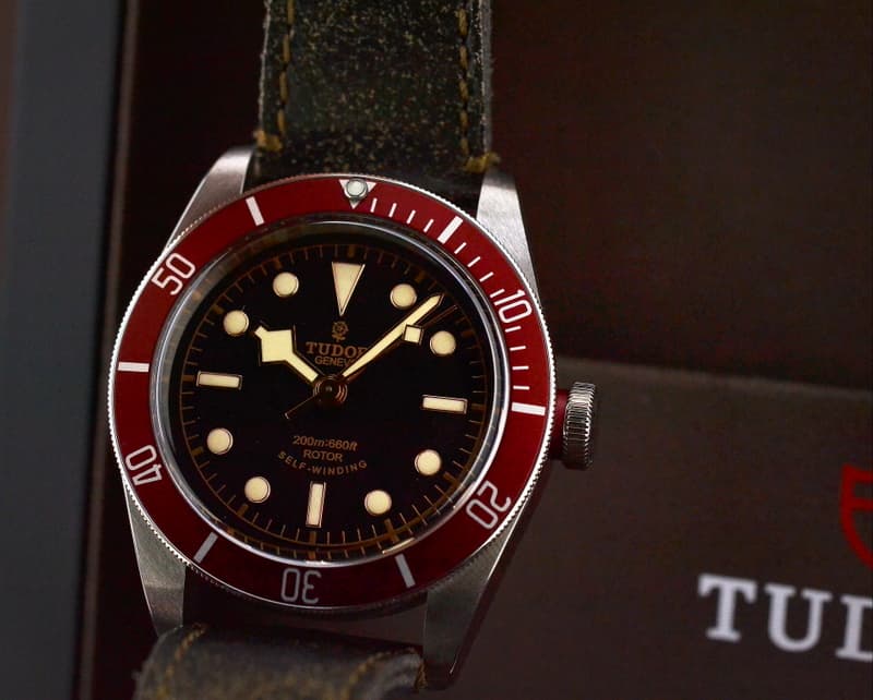 Tudor Tudor Heritage Black Bay SS / Leather