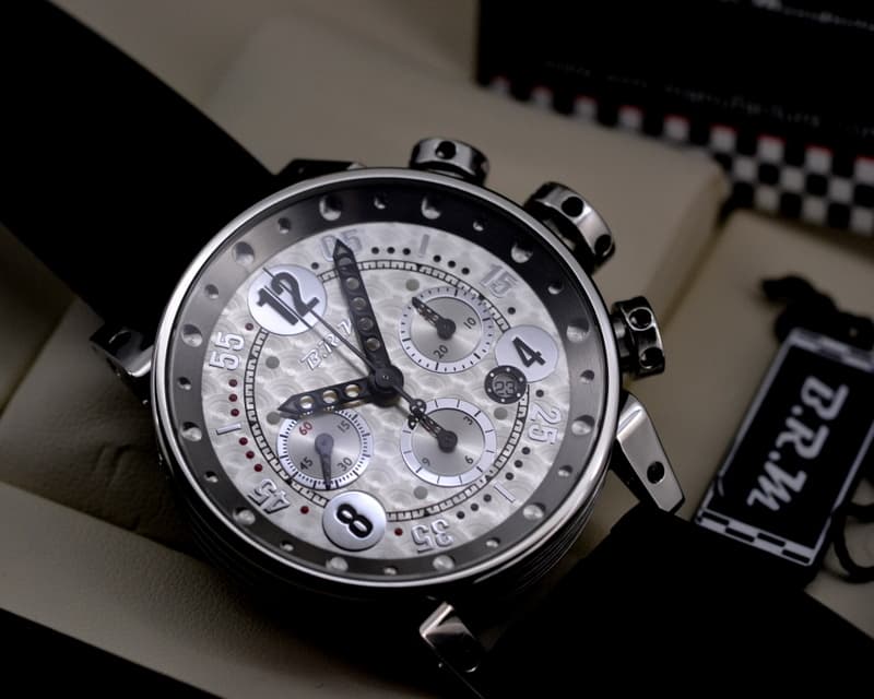 B.R.M V12 Racing Chronograph SS / Rubber