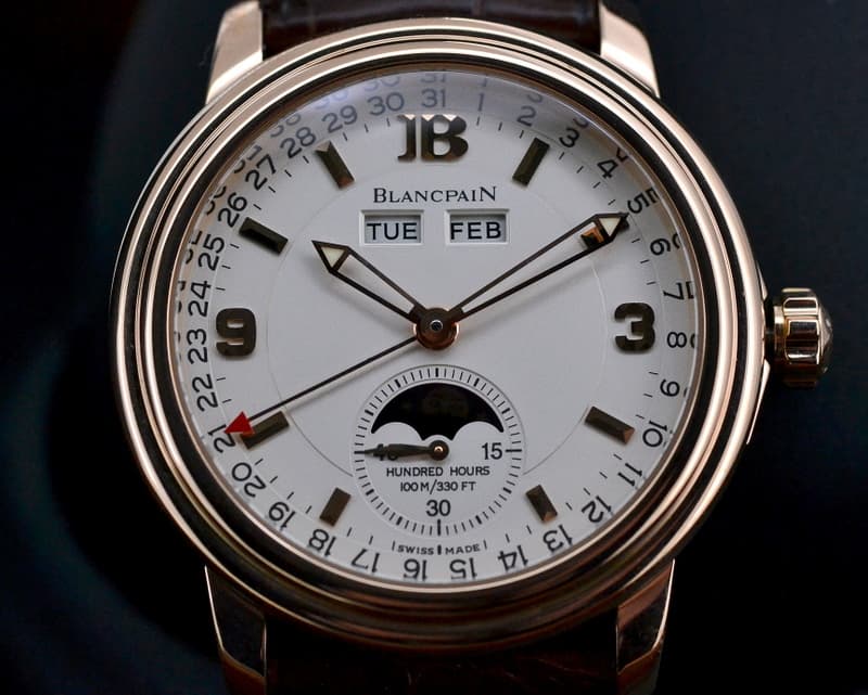 Blancpain Complete Calendar Moon Phase Hunter 18K Rose Gold