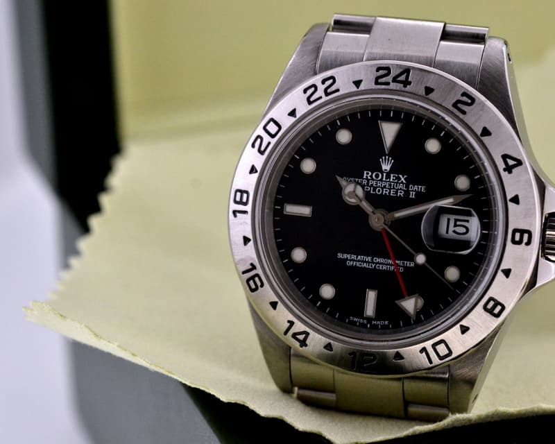 Rolex Explorer II SS Black Dial 