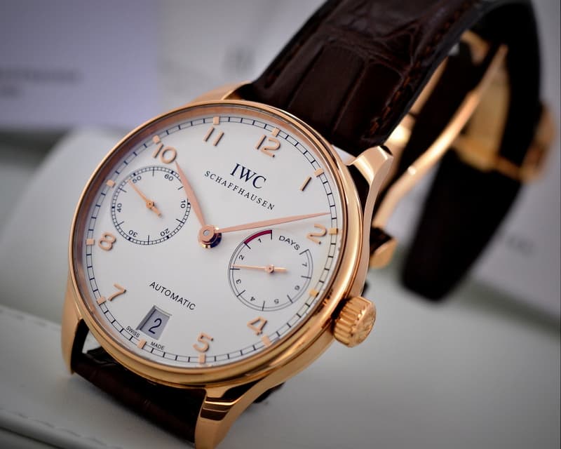 IWC Portuguese 7 Day Automatic 18K Red Gold 