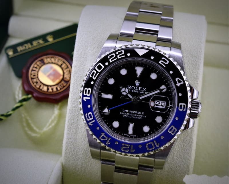 Rolex GMT Master II Ceramic Black & Blue SS UNWORN