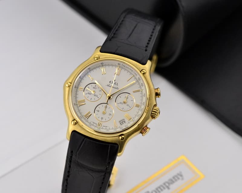 Ebel 1911 Chronograph 18K Yellow Gold