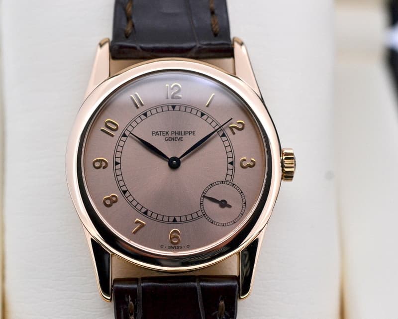 Patek Philippe Calatrava Automatic 18K Rose Gold / Pink Dial